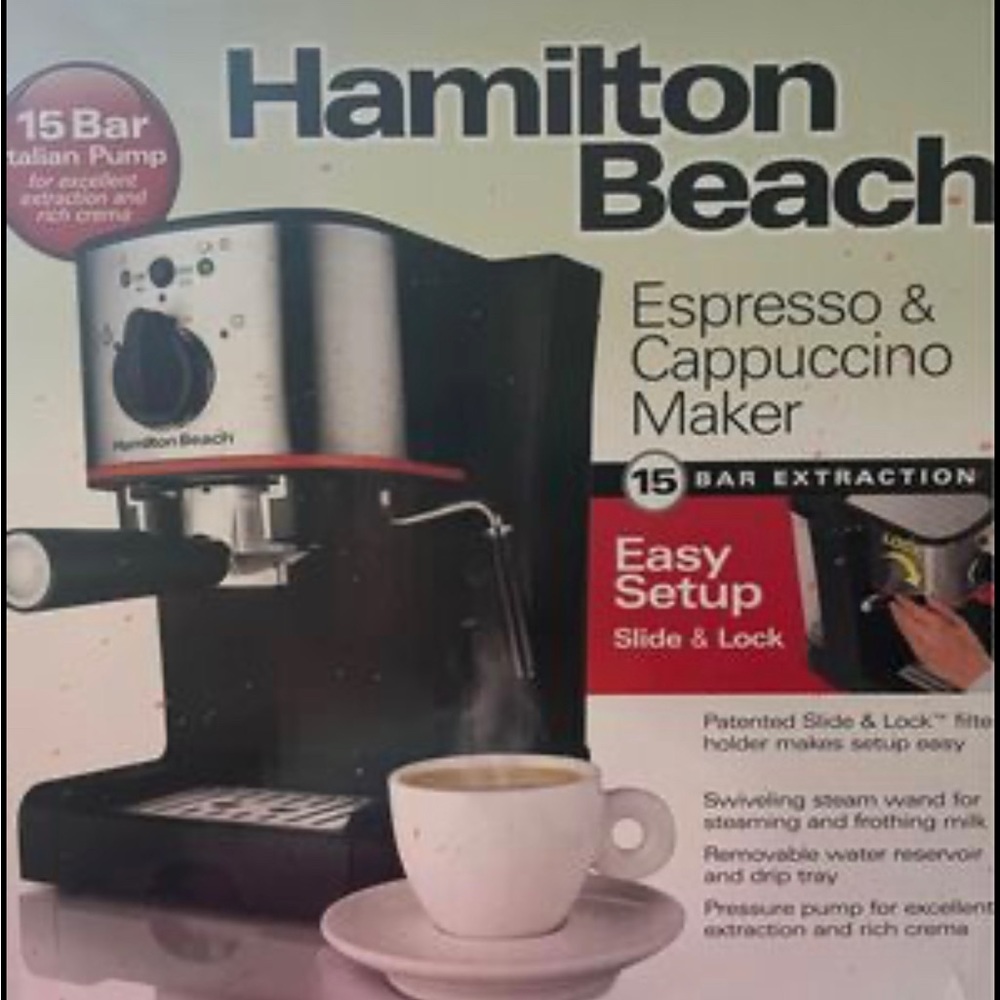 New Cappuccino and espresso maker